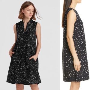 Eileen Fisher Dot Printed Organic Cotton Dress